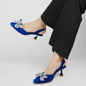 Bow Strap Heels – Elegant High-Heel Sandals with Bow Detail for Women