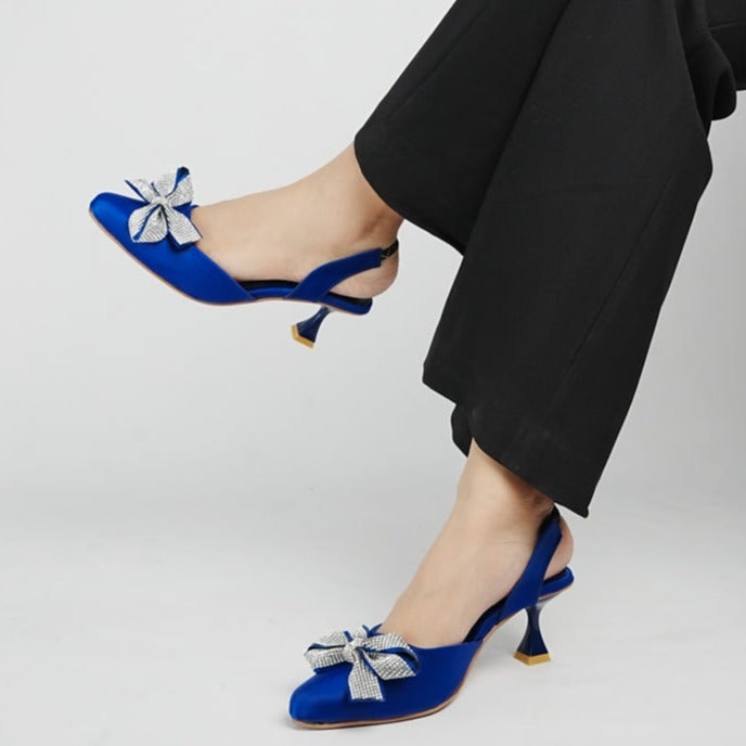 Bow Strap Heels – Elegant High-Heel Sandals with Bow Detail for Women